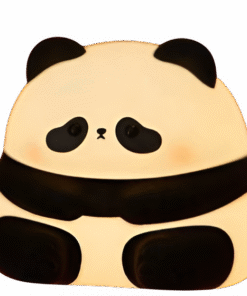 چراغ خواب سیلیکونی ضربه ای طرح پاندای تپل افسرده