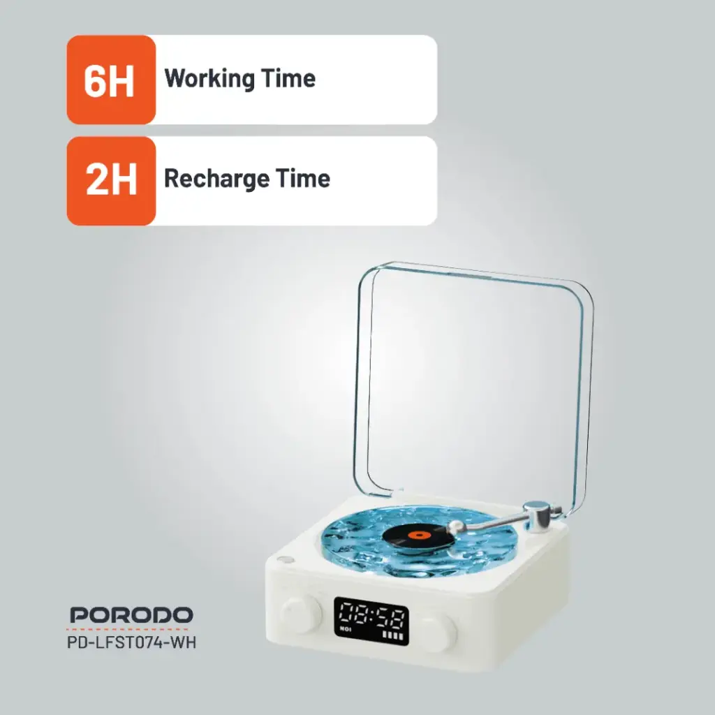 Porodo Lifestyle White Noise Portable Speaker (3)
