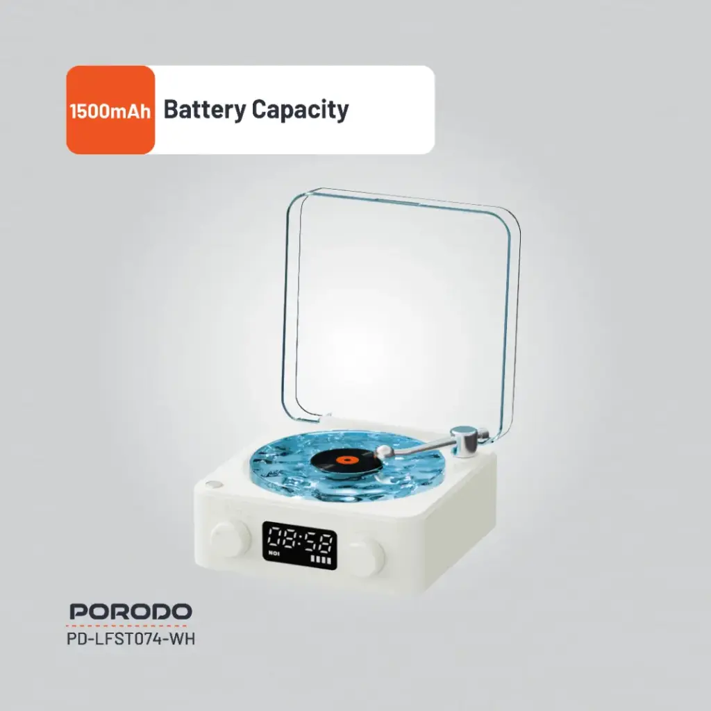 Porodo Lifestyle White Noise Portable Speaker (4)